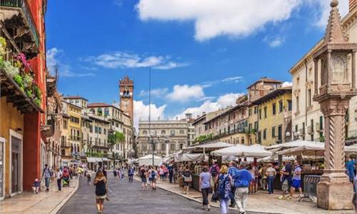 V1925 Cediamo Palazzo Centro storico di Verona, vicino a Piazza delle Erbe