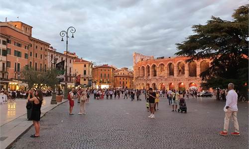 V1926 Palazzo Centro storico di Verona, vicino Piazza Bra-Arena di Verona
